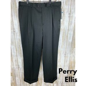 Perry Ellis Portfolio Travel Luxe Charcoal Pants